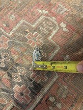 Fred Harvey Era Navajo Sterling Silver and Turquoise Thunderbird Pendant Tag - Additional view 7