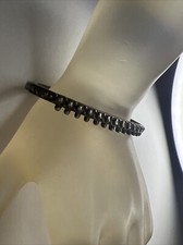 Vintage Sterling Silver Fred Harvey Era Ball Trade Bead Beaded Cuff Bracelet - Additional view 1