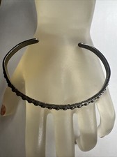 Vintage Sterling Silver Fred Harvey Era Ball Trade Bead Beaded Cuff Bracelet - Additional view 4