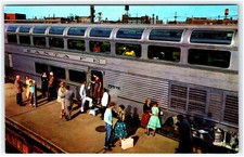 Fred Harvey Santa Fe Train El Capitan Dome Car Postcard