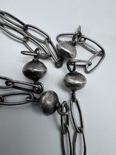 NATIVE AMERICAN NAVAJO TURQUOISE & STERLING RARE FRED HARVEY ERA BIRD NECKLACE - Additional view 9