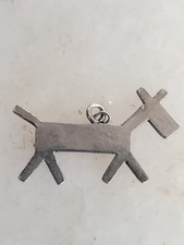 Fred Harvey Era Sterling 925  Native American Navajo Dog Charm - Additional view 2