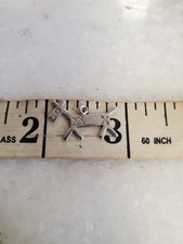 Fred Harvey Era Sterling 925  Native American Navajo Dog Charm - Additional view 7