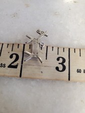 Fred Harvey Era Sterling 925  Native American Navajo Dog Charm - Additional view 8