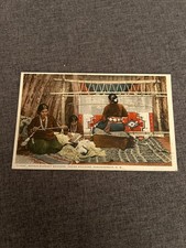 Postcard Fred Harvey Navajo Blanket Weavers Indian Building Albuquerque, NM H12