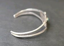 VTG Navajo Fred Harvey Era Sterling Silver & Turquoise Phoenix Cuff Bracelet 144 - Additional view 1