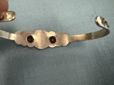 VTG NAVAJO STERLING F HARVEY TURQ STAMPED SWIM BIRD / LIGHTNING BRACELET - Additional view 18
