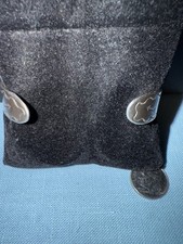 VTG F HARVEY ERA STERLING TURQUOISE FULL OPEN WING THUNDERBIRD  STAMPED BRACELET - Additional view 13