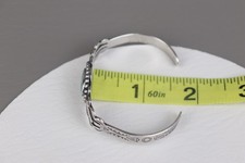 Vintage Fred Harvey Era Navajo Sterling Silver Turquoise Arrow Cuff Bracelet - Additional view 10