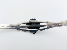 Vtg Navajo Fred Harvey Era Sterl Silver Turquoise Thunderbird Baby Bracelet - Additional view 11