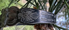 Vtg FRED HARVEY ERA THUNDERBIRD CUFF BRACELET sterling 6