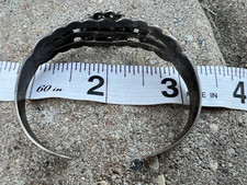 Vtg FRED HARVEY ERA THUNDERBIRD CUFF BRACELET sterling 6