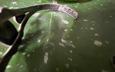Vintage OLD PAWN FRED HARVEY ERA sterling RAINDROP CUFF bracelet 5 3/4