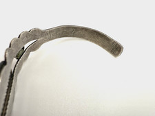 Vintage Fred Harvey Era Navajo Style Sterling Green Turquoise Cuff Bracelet - Additional view 9