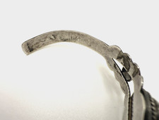 Vintage Fred Harvey Era Navajo Style Sterling Green Turquoise Cuff Bracelet - Additional view 10
