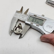 '40's Old Pawn Harvey Era Sterling Silver & Petrified Wood Mens Ring Size 9.5 - Additional view 5