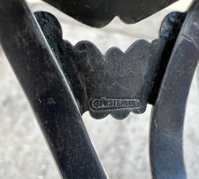 Vtg FRED HARVEY ERA SOUTHWESTERN TURQUOISE cuff bracelet sterling 6.75 signed - Additional view 12