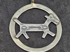 1930's Fred Harvey Era Horse pin sterling arrow whirling log - Additional view 1