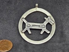 1930's Fred Harvey Era Horse pin sterling arrow whirling log