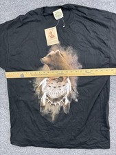 Vintage Fred Harvey Trading Company Shirt Mens XL Bear Art Menchego Graphic 90s - Additional view 3