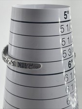 Fred Harvey Era Sterling Child's Navajo Cuff Bracelet with Turquoise Stone 7g - Additional view 16
