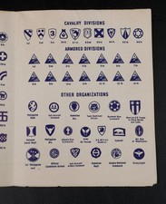Fred Harvey Servicemen's US Map Armed Forces Insignia Chart Military Travel WWII - Additional view 4