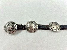 “Rare” Fred Harvey Era Coin Silver Belt – Early Native American Craftsmanship - Additional view 2