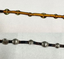 “Rare” Fred Harvey Era Coin Silver Belt – Early Native American Craftsmanship - Additional view 3