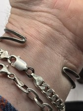 VTG Fred Harvey Era Sterling Silver Turquoise Whirling Log Arrow Cuff Bracelet - Additional view 17