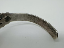 VTG Fred Harvey Era Navajo Sterling Stamped Turquoise Cuff Bracelet 15.8g #gbk - Additional view 10