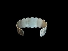 Older Fred Harvey Era Native American Chief Head Sterling Turquoise Cuff - Additional view 14