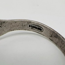 VTG Fred Harvey Era Navajo Sterling Stamped Turquoise Cuff Bracelet 8.8g #bco - Additional view 9