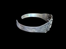 Older Fred Harvey Era Sterling Silver Applied   Horse Cuff - Additional view 11