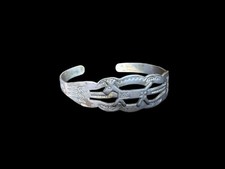 Older Fred Harvey Era Sterling Silver Applied   Horse Cuff - Additional view 13