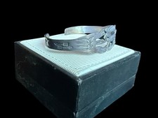 Older Fred Harvey Era Sterling Silver Applied   Horse Cuff - Additional view 4