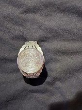 1921 Morgan Silver Dollar Encased (Navajo Sterling Silver Cuff Bracelet) - Additional view 1