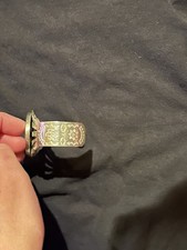 1921 Morgan Silver Dollar Encased (Navajo Sterling Silver Cuff Bracelet) - Additional view 3