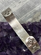 Estate Old FRED HARVEY ERA Navajo Turquoise Silver Cuff Bracelet Stamped ET - Additional view 3