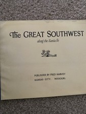 The great southwest along the Santa Fe published by Fred Harvey - Additional view 1