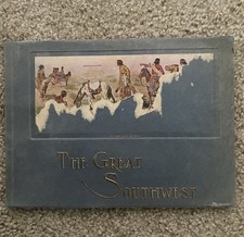 The great southwest along the Santa Fe published by Fred Harvey