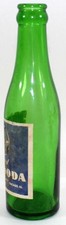 Rare Vintage ACL Santa Fe Special Club Soda Bottle Fred Harvey Service Chicago - Additional view 3