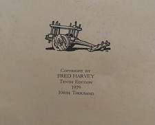 The great southwest along the Santa Fe published by Fred Harvey - Additional view 2