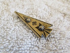 Navajo Indian Fred Harvey Era Sterling Silver Whirling Logs Design Arrow Pin - Additional view 2