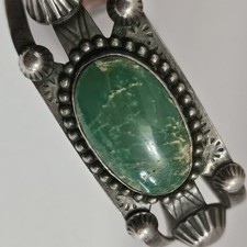VTG Fred Harvey Era Native American Southwestern Cuff Bracelet - Additional view 11