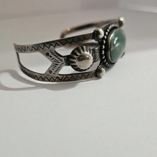 VTG Fred Harvey Era Native American Southwestern Cuff Bracelet - Additional view 3