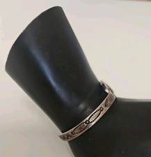VTG Silver Cuff Bracelet Native American Arrowhead on Fletching Fred Harvey Era - Additional view 2