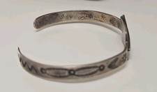 VTG Silver Cuff Bracelet Native American Arrowhead on Fletching Fred Harvey Era - Additional view 6