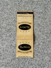 Fred Harvey Vintage Matchbook Cover 79B