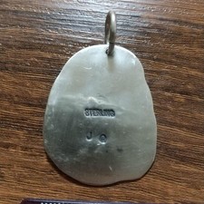 Fred Harvey Thunderbird Pendant Sterling Silver Bird Top Used - Additional view 2