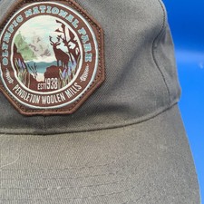 Olympic Hat Cap Strap Back Embroidered National Park USA Outdoors Mens Cotton - Additional view 4